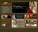 Шаблон сайта - Wedding Shop