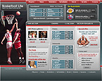 Шаблон сайта - Мир баскетбола