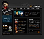 Шаблон сайта - Club DJs
