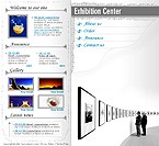 Шаблон сайта - Картинки с выставки