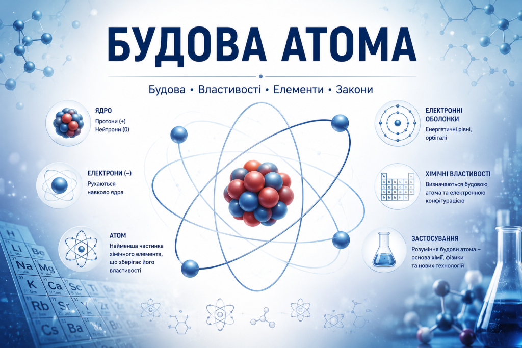 будова атома
