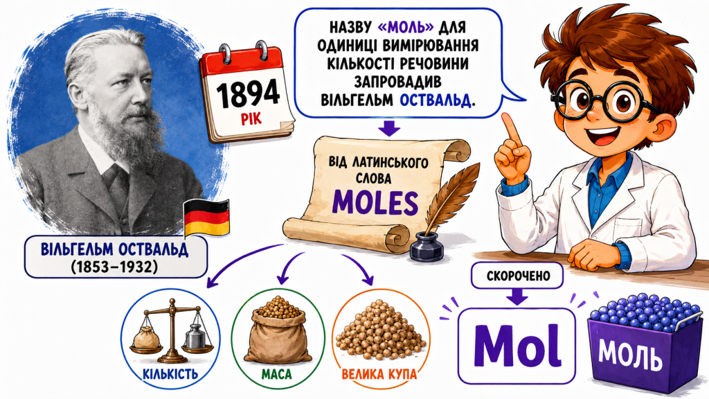 хто придумав моль
