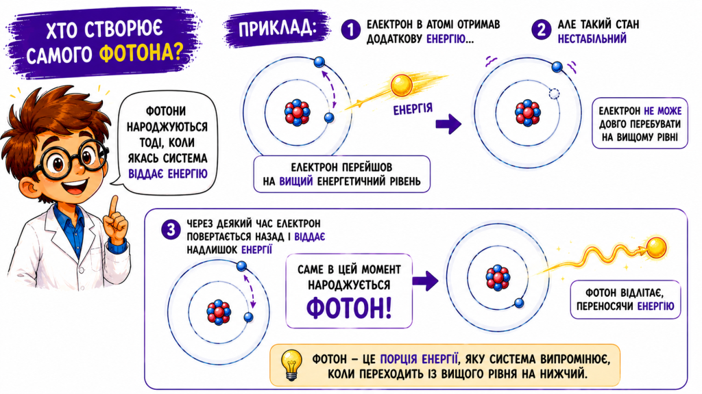 Як народжується фотон