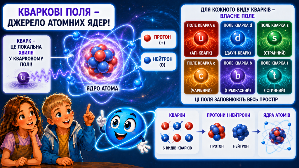 Фундаментальні поля: кваркове поле