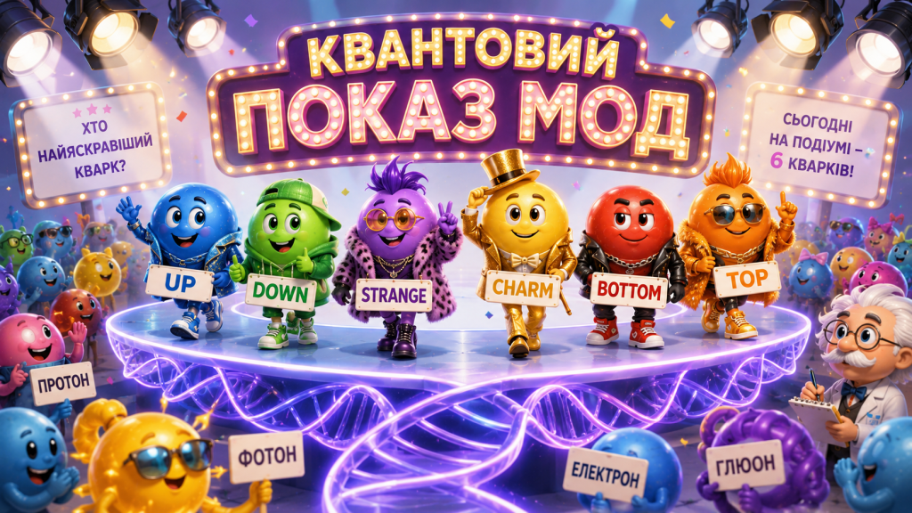 Чому кварки назвали "дивний", "чарівний" і "красивий"?