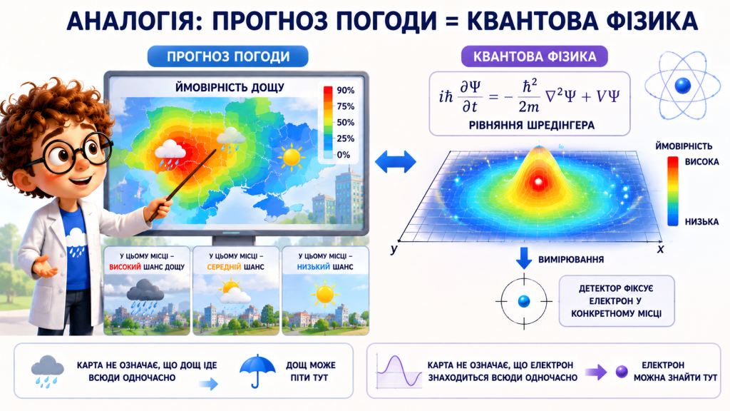 прогноз погоди і квантова фізика 