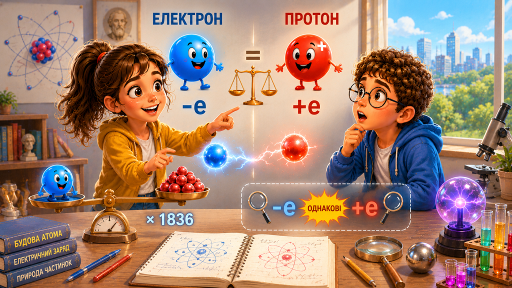 протон і електрон
