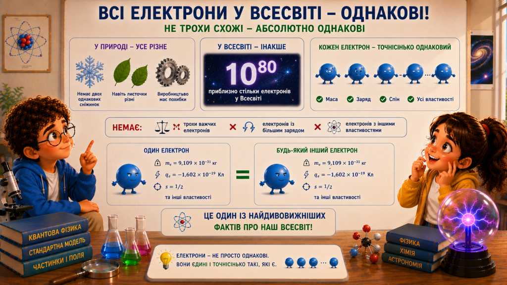 Всі електрони однакові