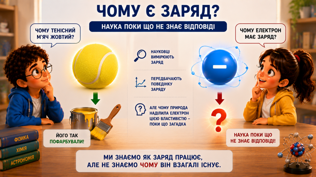 Чому існує електричний заряд