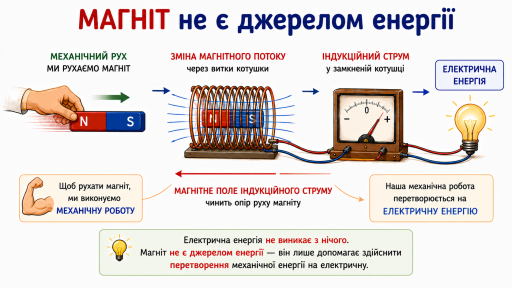 Звідки береться електрична енергія