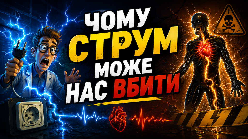 ⚡ Чому електричний струм небезпечний для живого організму?