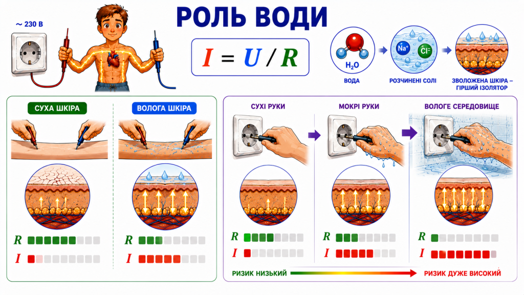 Роль води