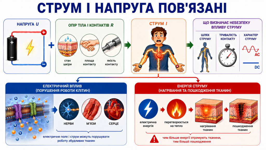 То, що ж насправді вбиває — струм чи напруга?