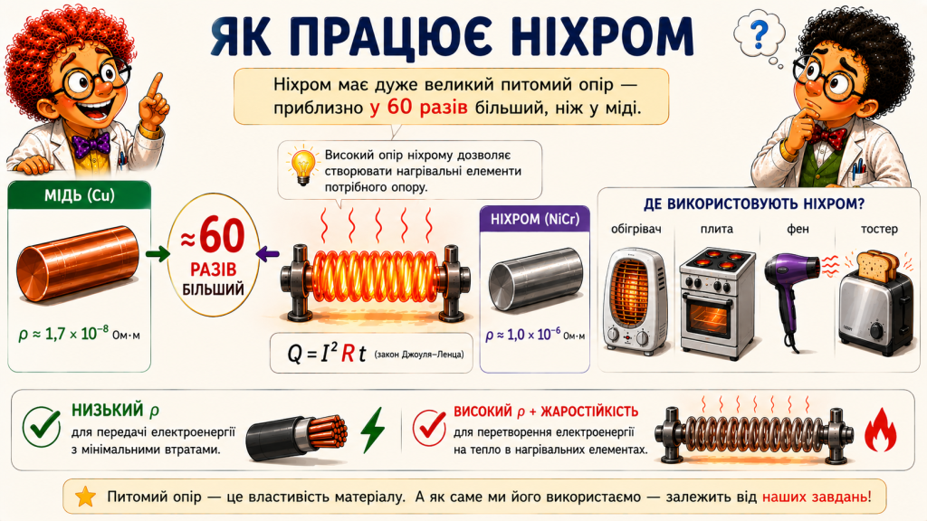 як працює ніхром