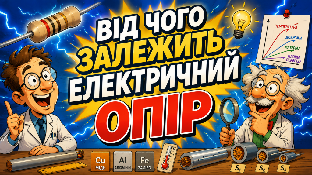⚡ Від чого залежить електричний опір?