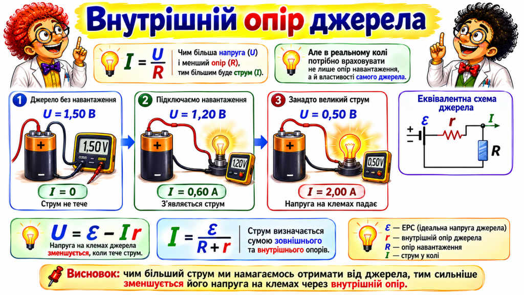 Внутрішній опір джерела живлення