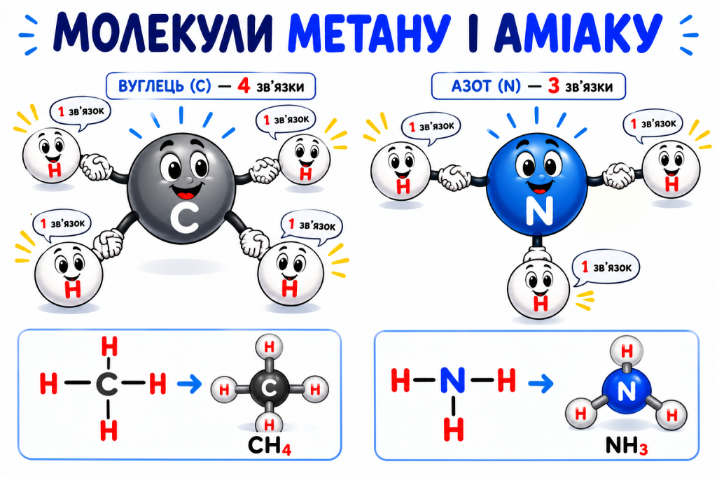 метан і амміак