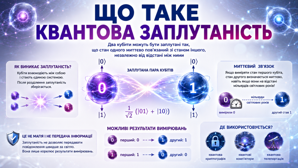 Квантова заплутаність: що це таке і як працює