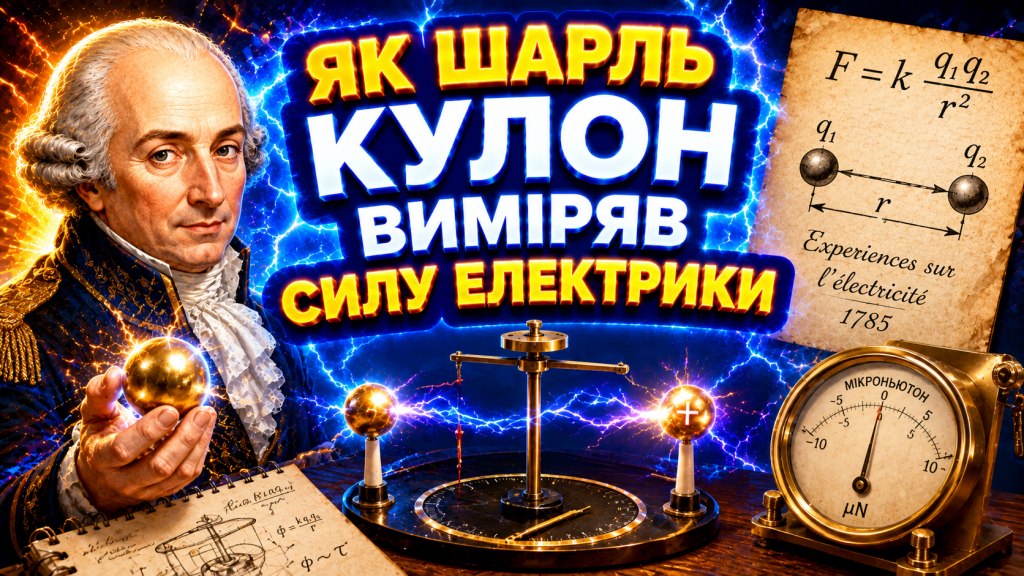 Як Шарль Кулон виміряв силу електрики
