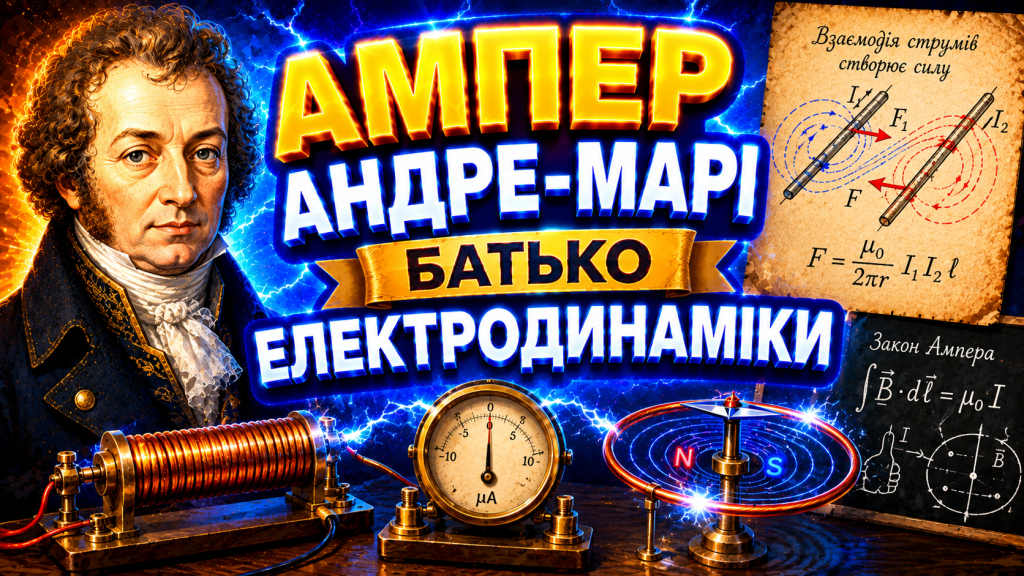 Андре-Марі Ампер — батько електродинаміки