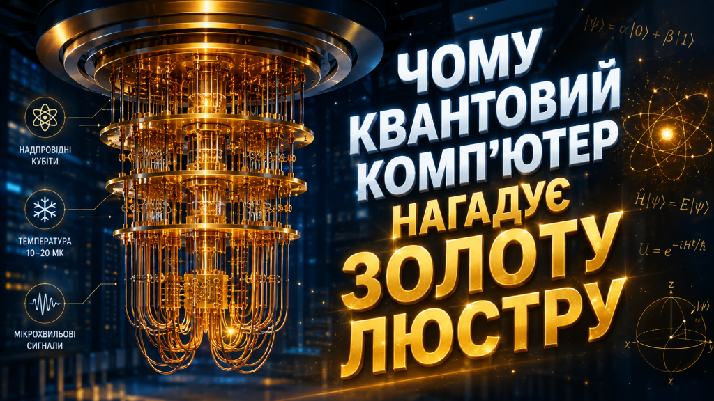 Квантовий комп'ютер: зовнішній вигляд і що у нього всередині?