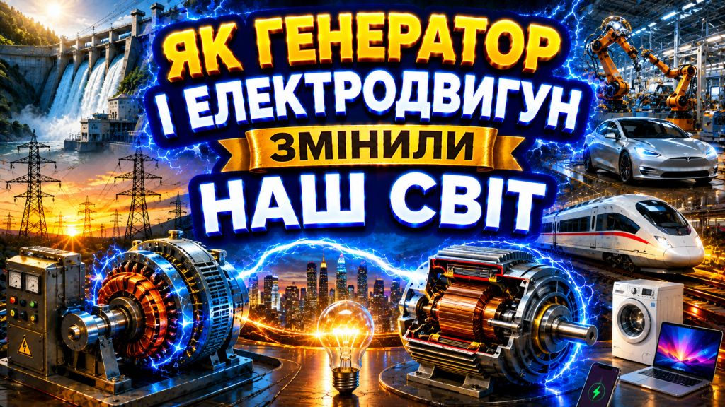 Як генератор і електродвигун змінили людство