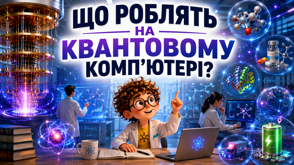 Які задачі може вирішувати квантовий комп'ютер?