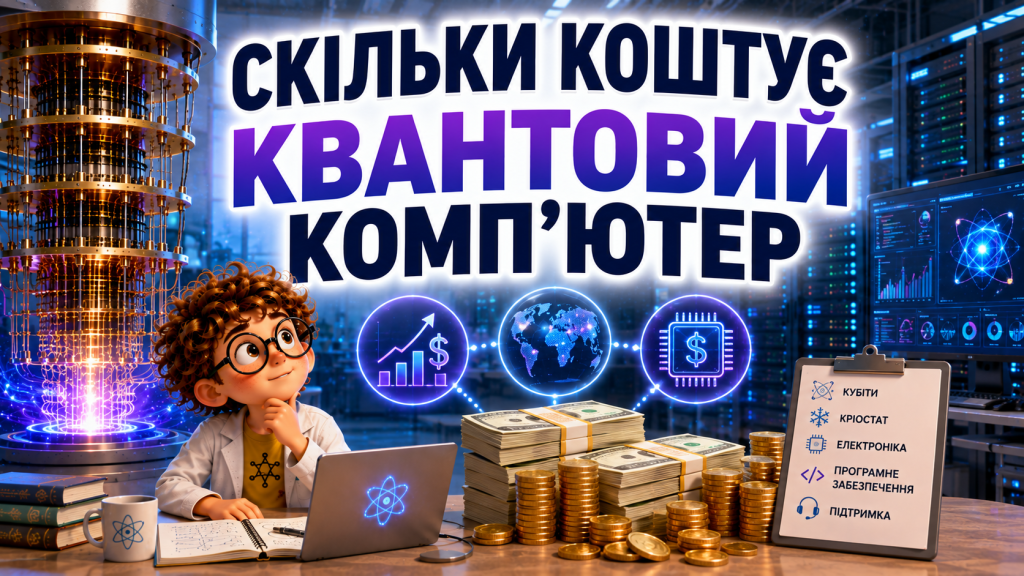 Скільки коштує справжній квантовий комп’ютер і чи можна попрацювати на ньому зі звичайного ноутбука?