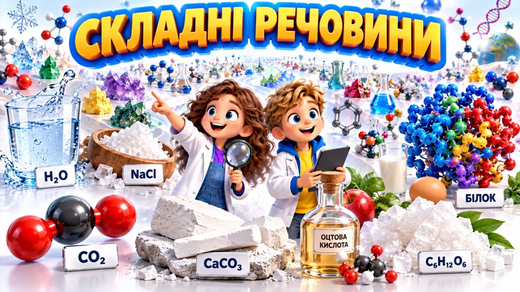 А що зі складними речовинами?