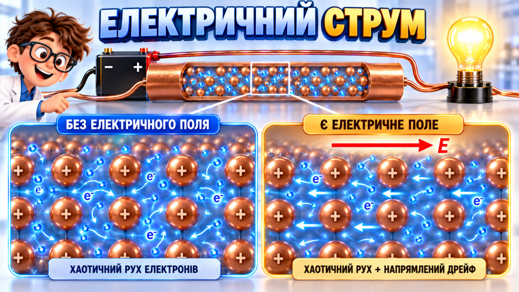 Чому метали проводять струм?
