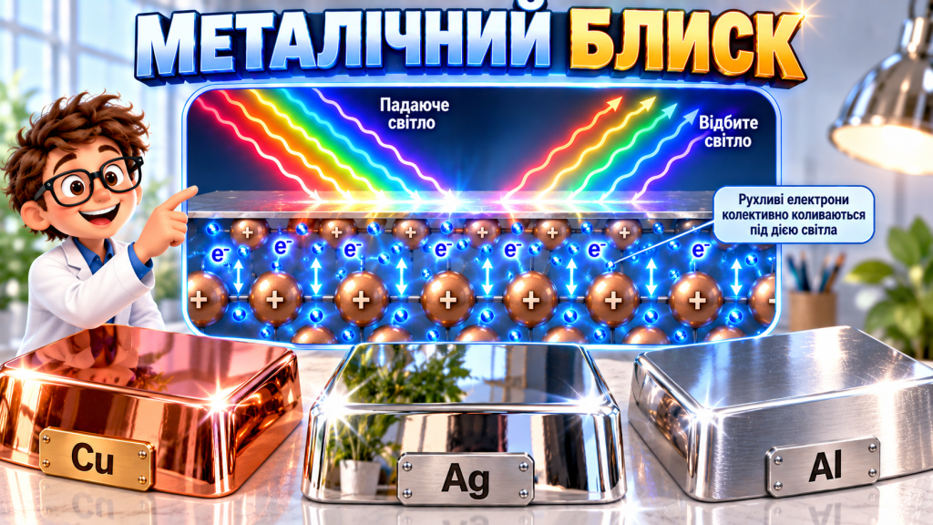 Звідки береться металічний блиск?