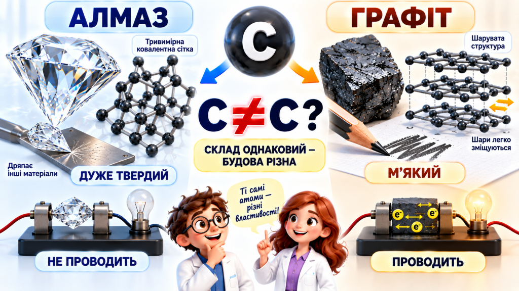 Алмаз і графіт
