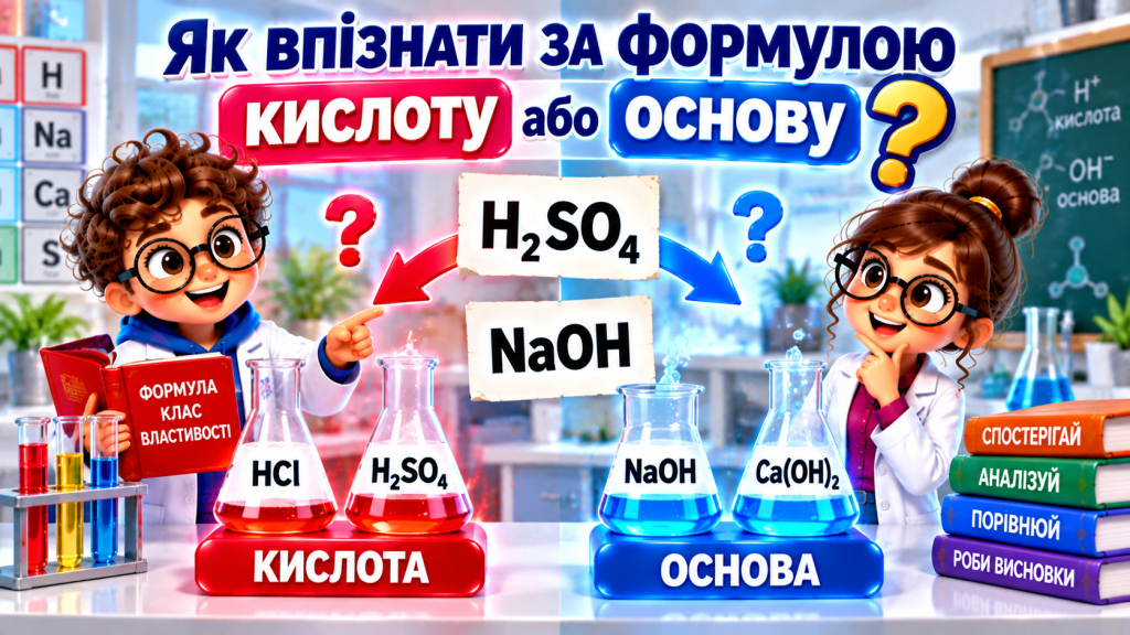 Оксиди, кислоти, основи та солі: як їх розрізняти?