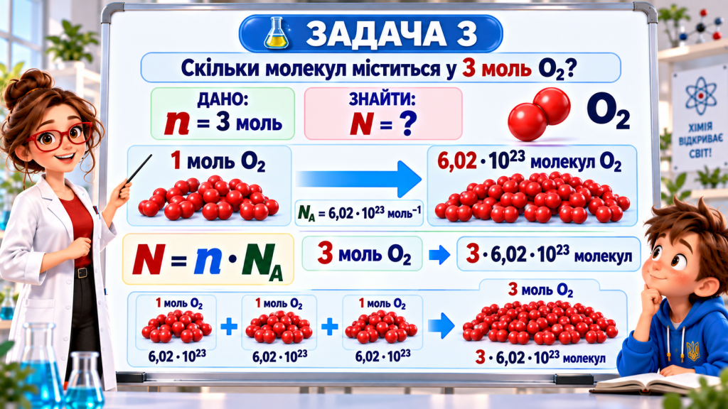 Знайти кількість частинок