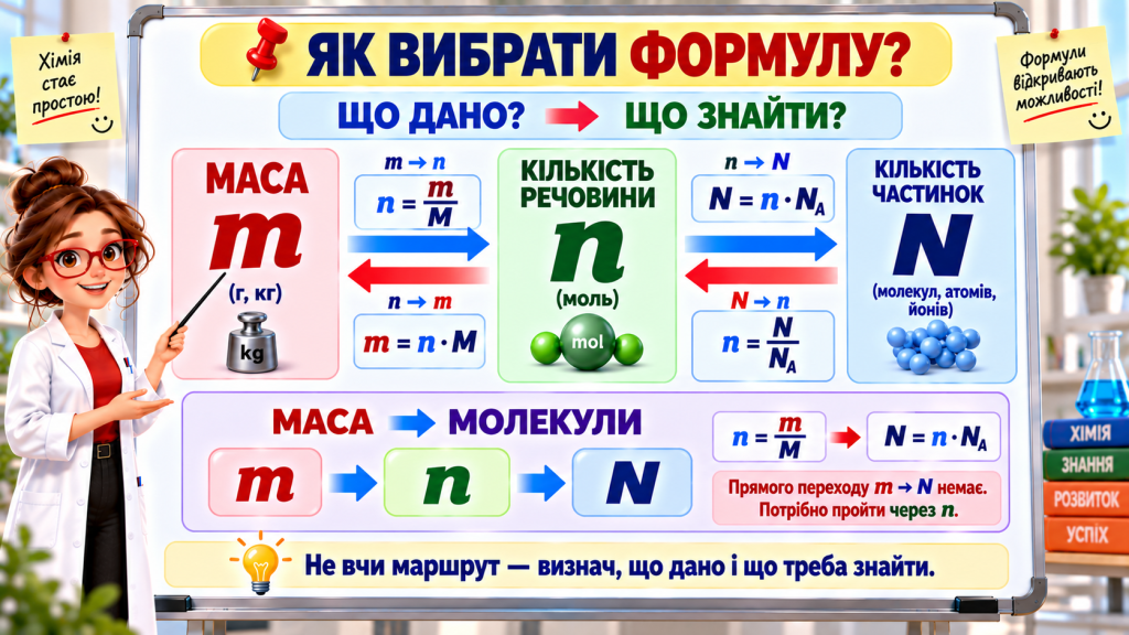 Як вибрати потрібну формулу?