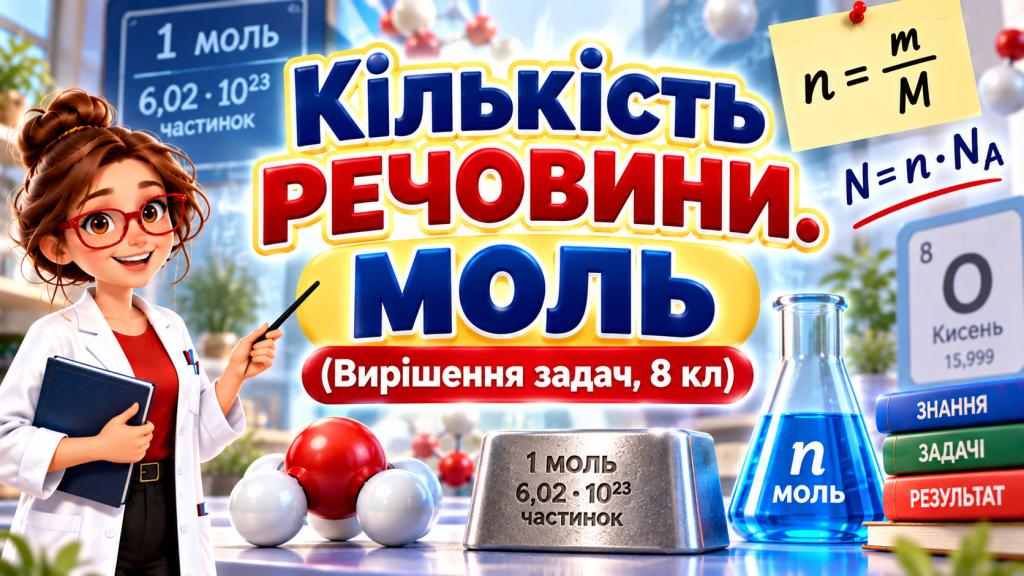 Кількість речовини, моль. Як розв’язувати задачі?