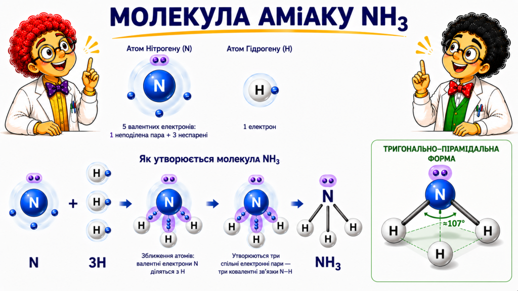 Молекула аміаку