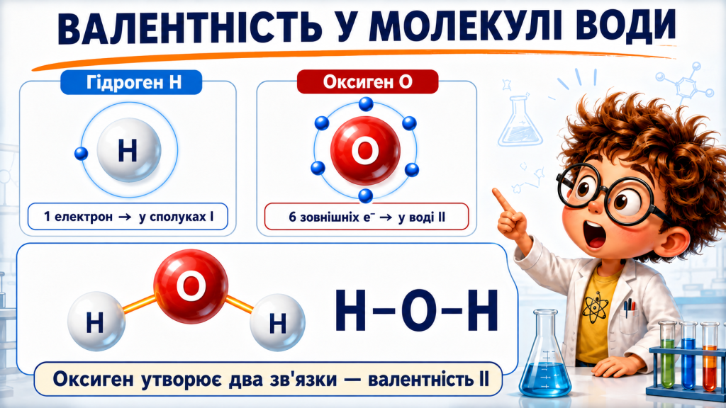 Валентність води