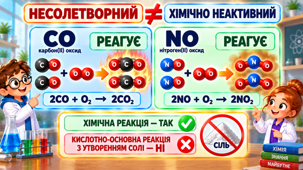 Несолетворний не означає «хімічно неактивний»