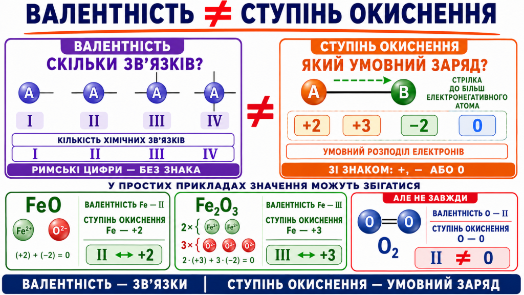 Валентність і ступінь окиснення