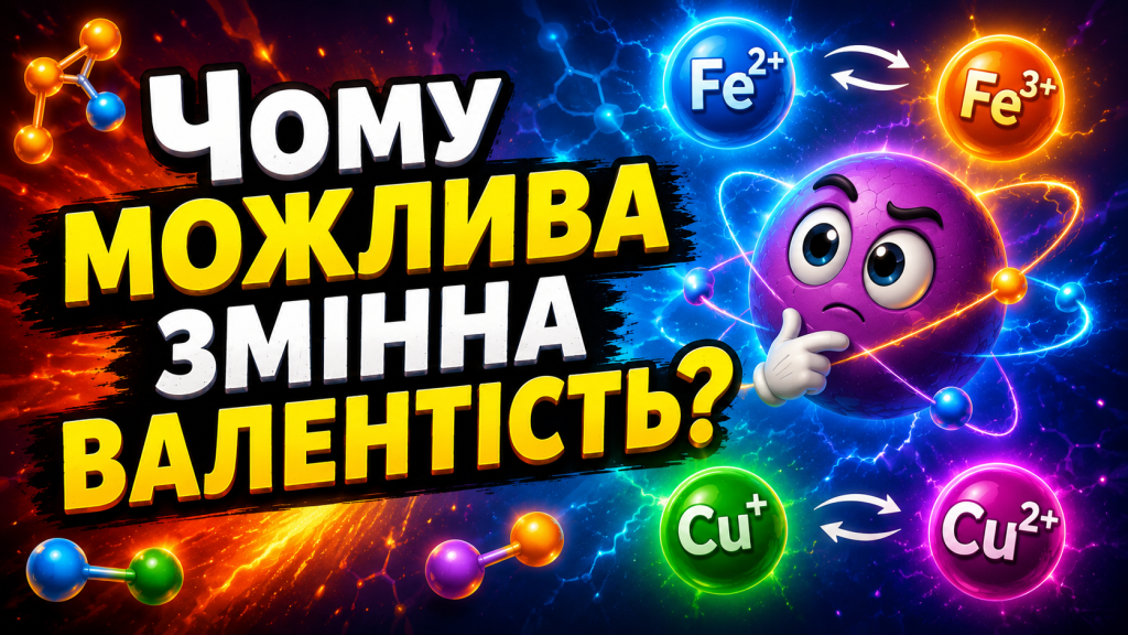 🧪 Чому у деяких атомів можлива змінна валентність?