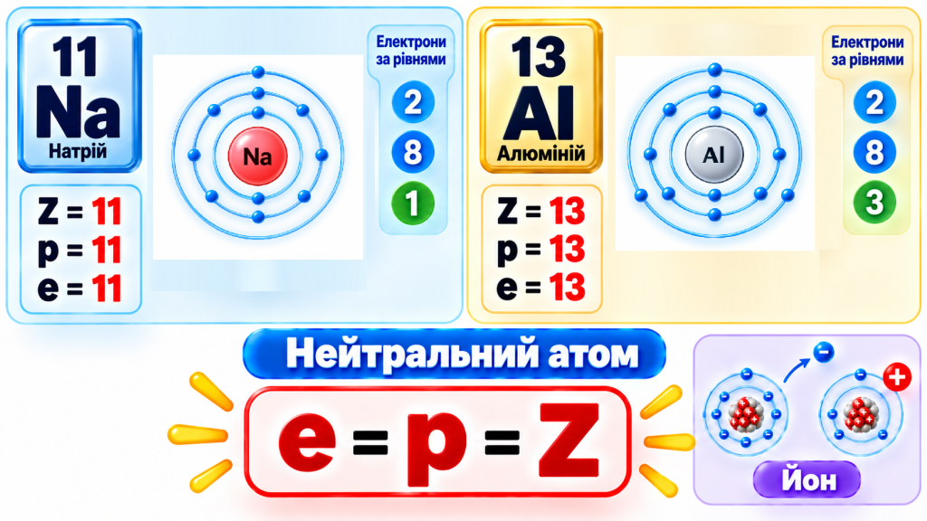 Як знайти кількість електронів?