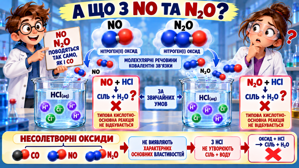 А що відбувається з NO та N₂O?