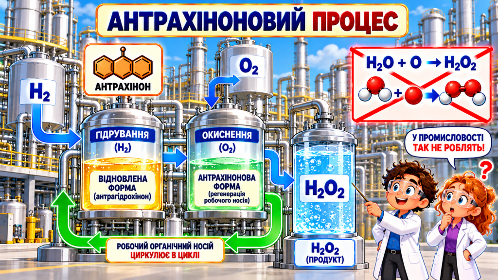 Звідки взагалі береться H₂O₂