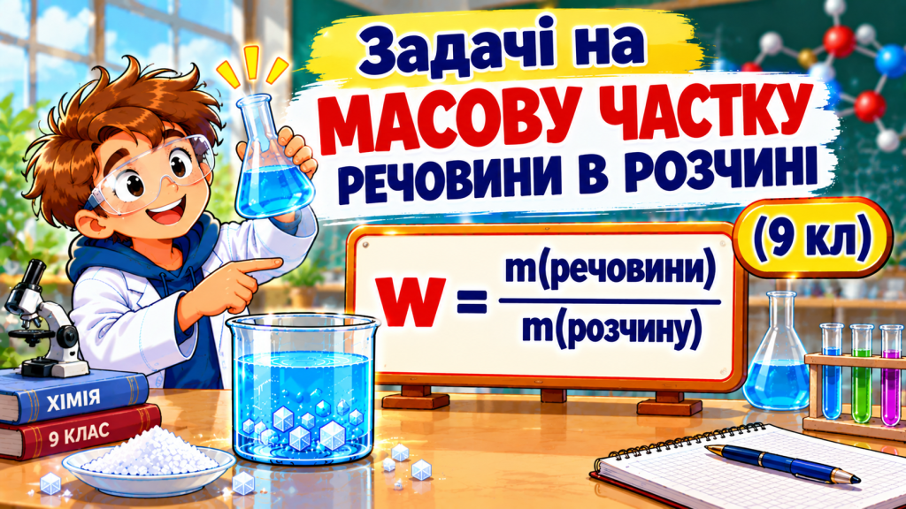 Масова частка речовини в розчині